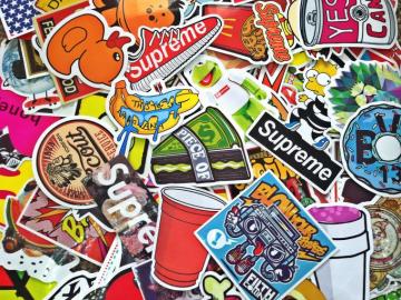 Hypebeast Sticker Bomb Wallpaper Top