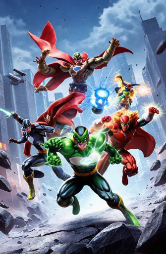 3d Super Heroes Wallpaper