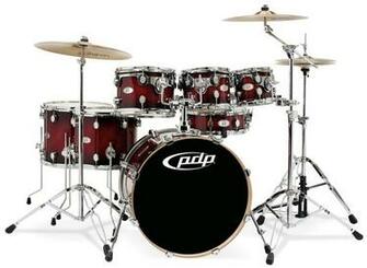 Pdp Kits Pacific Drums And Percussion X7 Series Lacquered Red To