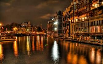 Venice At Night Italy Grand Canal World Wallpaper