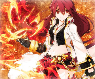 Elesis Blazing Heart Elsword By Xhyesun