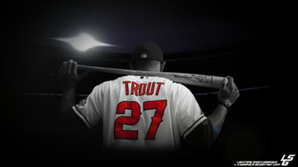 Mike Trout Desktop Wallpaper By L S Graphics