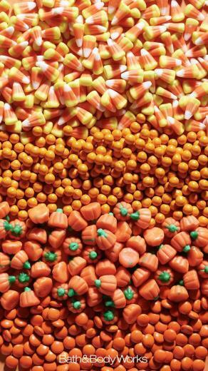 Orange Phone Wallpaper Halloween Candy iPhone HD