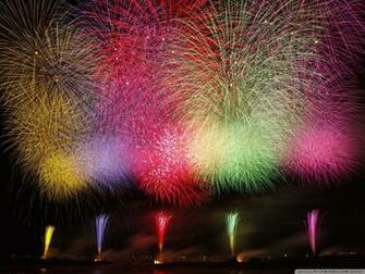 Amazing Fireworks Ultra HD Desktop Background Wallpaper For