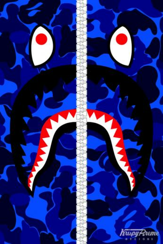 Bape iPhone Wallpaper Shark