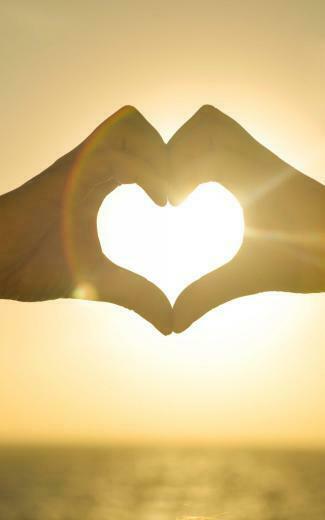 Hearts At Sunset HD Wallpaper For Kindle Fire HDx HDwallpaper Net