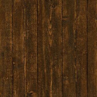 Dark Brown Wood Panel Timber Brewster Wallpaper