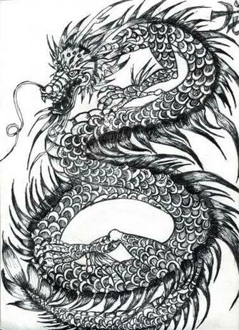 Black And White Dragon Pictures Wallpaper HD Wide
