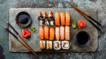 Let Us Have Sushi As Wallpaper Instead