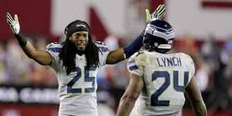 Sports Seattle Seahawks Richard Sherman Marshawn Lynch Wallpaper