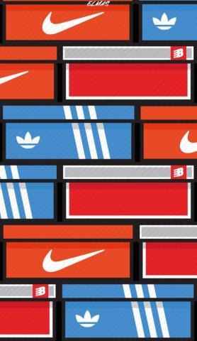 Digitalart Art Wallpaper iPhone iPhonewallpaper Nike Adidas