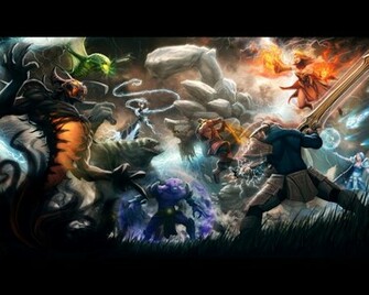 Home Wallpaper Dota Epic Battle