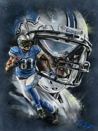 Calvin Johnson Commissioned To Commemorate Johnsons Receiving