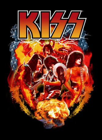Cartoon Kiss Wallpaper T Shirt Poster Fictional Character Album Cover