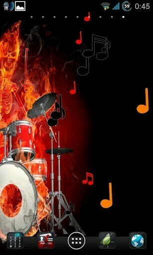Fill Your Desktop Android With This Live Wallpaper Of Skull Fire That
