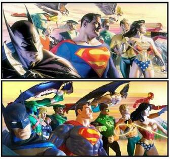 Justice League By Alex Ross Figures Tony Sm Captain86 On