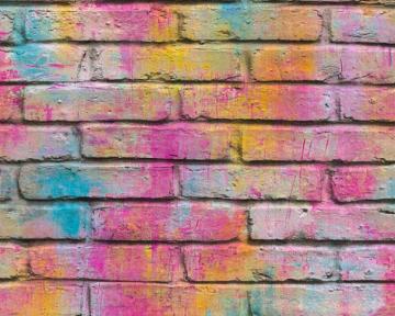 A S Cr Ation Wallpaper Stone Coloured Purple Yellow