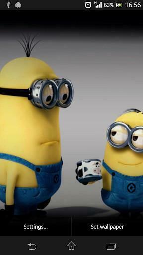 Bigger Minion Live Wallpaper For Android Screenshot