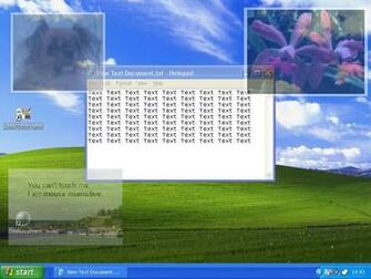 Puts Picture With Frame On Your Desktop Can Be Semi Transparent
