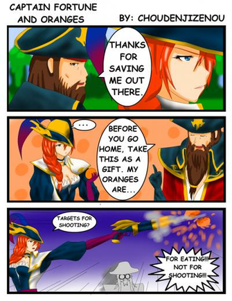 Captain Fortune And Oranges By Choudenjizenou