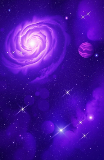 Purple Galaxy Wallpaper