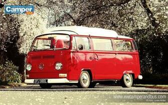 Vw Bay Window Dormobile Campervan Desktop Wallpaper