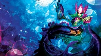 Of Legends River Spirit Nami By Nightfall1007 Customization Wallpaper