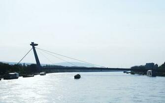Bratislava New Bridge Wallpaper