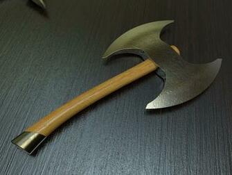 3d Model Battle Axe Cgtrader