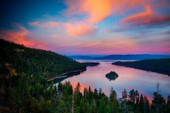 Landscape HD Emerald Bay Lake Tahoe Wallpaper