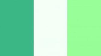 Mint Cream And Green Three Color Background