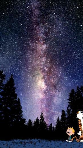 Outer Space Calvin And Hobbes Wallpaper