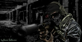 Mw2 Wallpaper Ghost Art Cod By