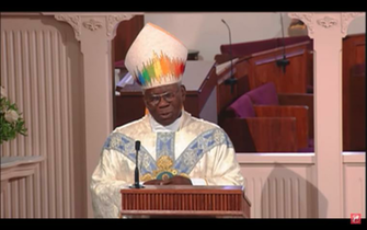 Why Did Cardinal Arinze Wear A Rainbow Mitre For Mass On Ewtn