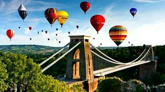 Hot Air Balloon Full HD Wallpaper Area