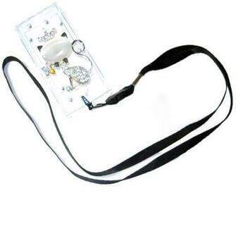 Bling Cat Crystal Hard Case For Ipod Nano 7th Gen 7g Detachable