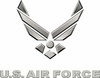 File Us Air Force Logo Silver Jpg