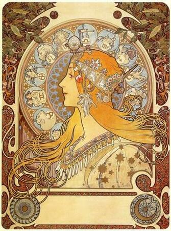 Zodiac Alphonse Mucha Wallpaper Image