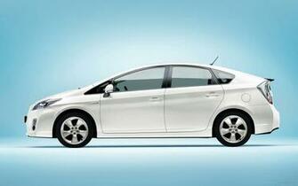 Toyota Prius White HD Desktop Wallpaper 4k
