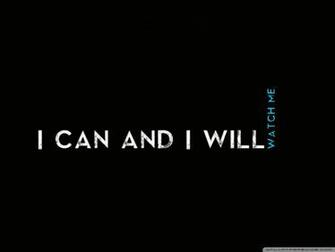 Quotes I Can And Will 4k HD Desktop Wallpaper For Ultra