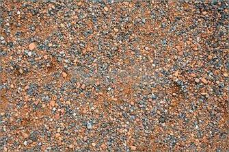 Picture Of Pavement Crushed Granite And Bricks Royalty Photo