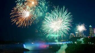 New Year Fireworks Wallpaper