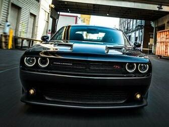 Dodge Challenger Black Wallpaper