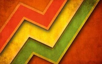 Green Abstract Colorful Yellow Orange Grunge Design