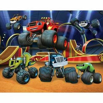 Walltastic Blaze And The Monster Machines Wallpaper Mural From