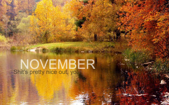 Wallpaper November Calendar