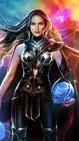 Lady Thor Natalie Portman HD 4k Wallpaper