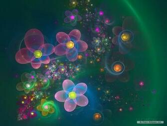 Flower Wallpaper Creative Fractal Art