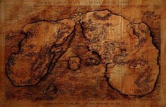 Map Of Middle Earth Wallpaper