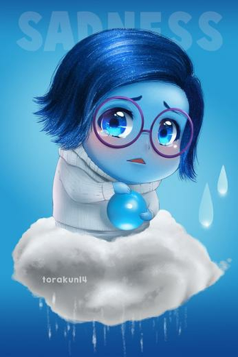 Fanart Sadness Inside Out By Torakun14